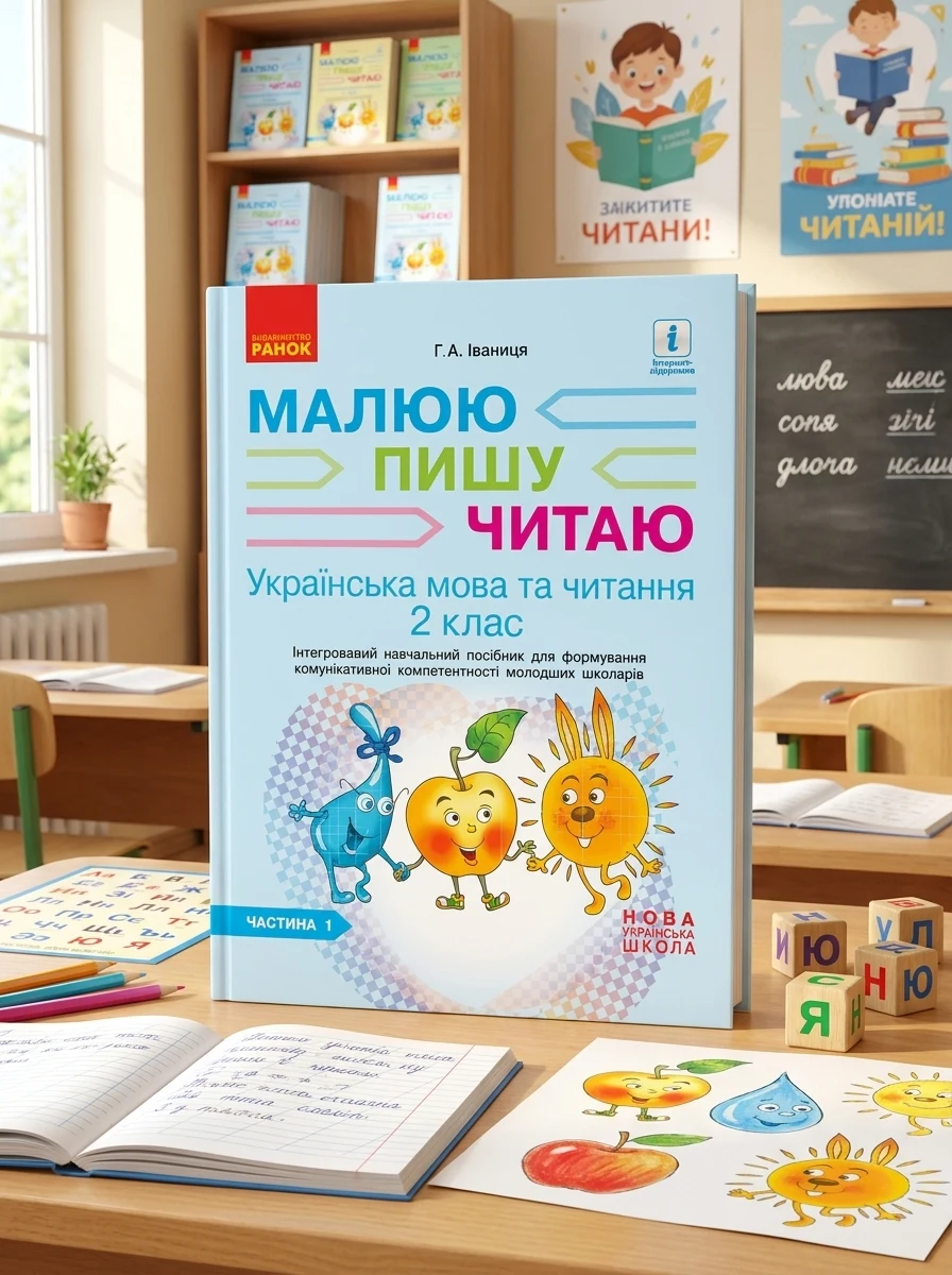 Українська мова та читання. 2 клас. Частина 1 — Вивчення мов