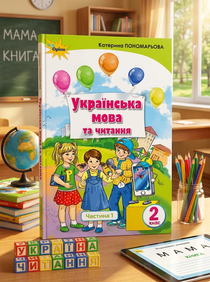 Українська мова та читання 2 клас. Частина 1 — Вивчення мов