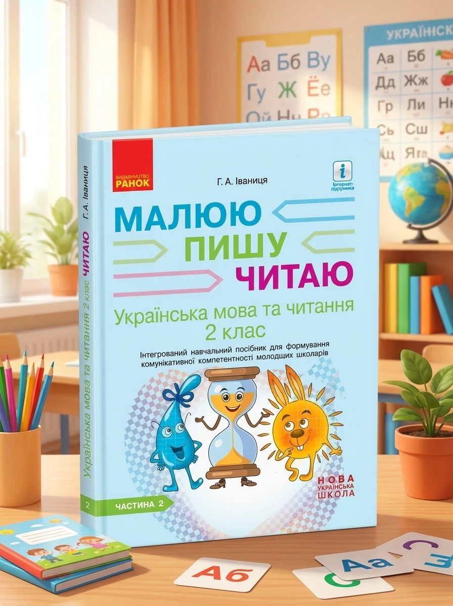 Українська мова та читання. 2 клас. Частина 2 — Вивчення мов