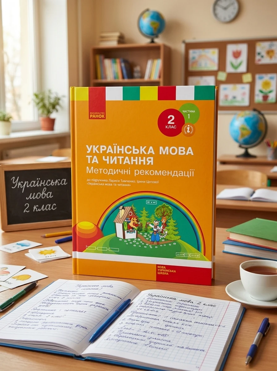 Українська мова та читання. 2 клас. Методичні рекомендації. Частина 1, — Вивчення мов