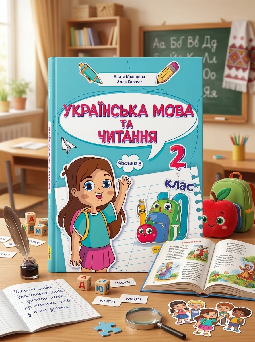 Українська мова та читання 2 клас. Навчальний посібник у 4-ьох частинах. Частина 2 — Навчальна література