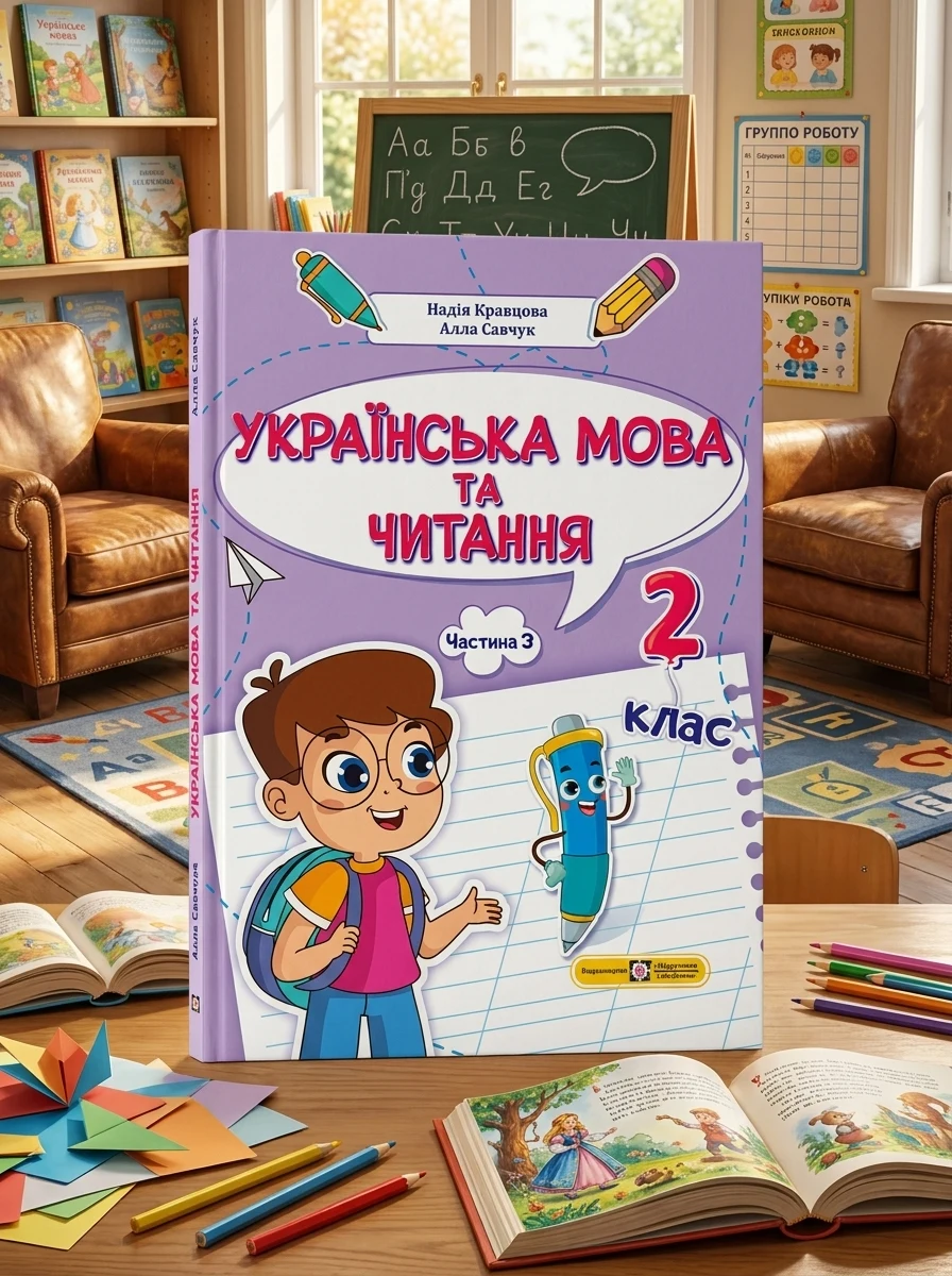 Українська мова та читання 2 клас. Навчальний посібник у 4-ьох частинах. Частина 3 — Навчальна література
