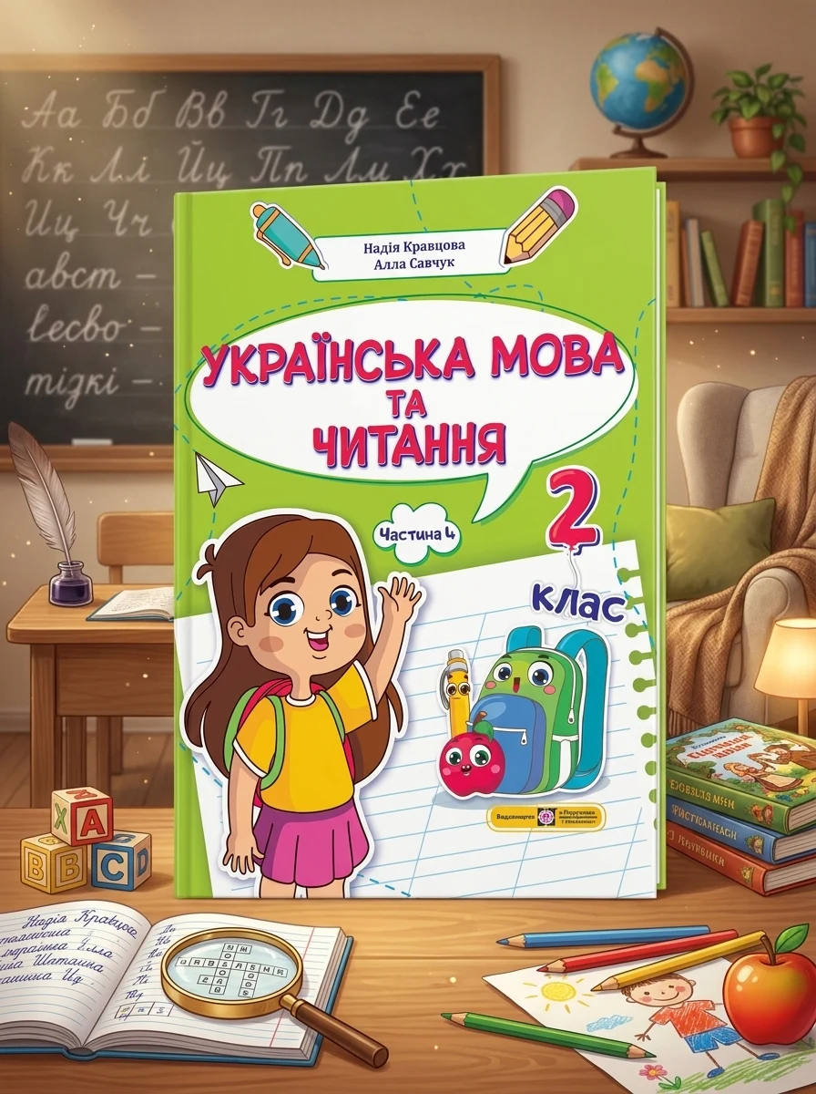 Українська мова та читання 2 клас. Навчальний посібник у 4-ьох частинах. Частина 4 — Навчальна література