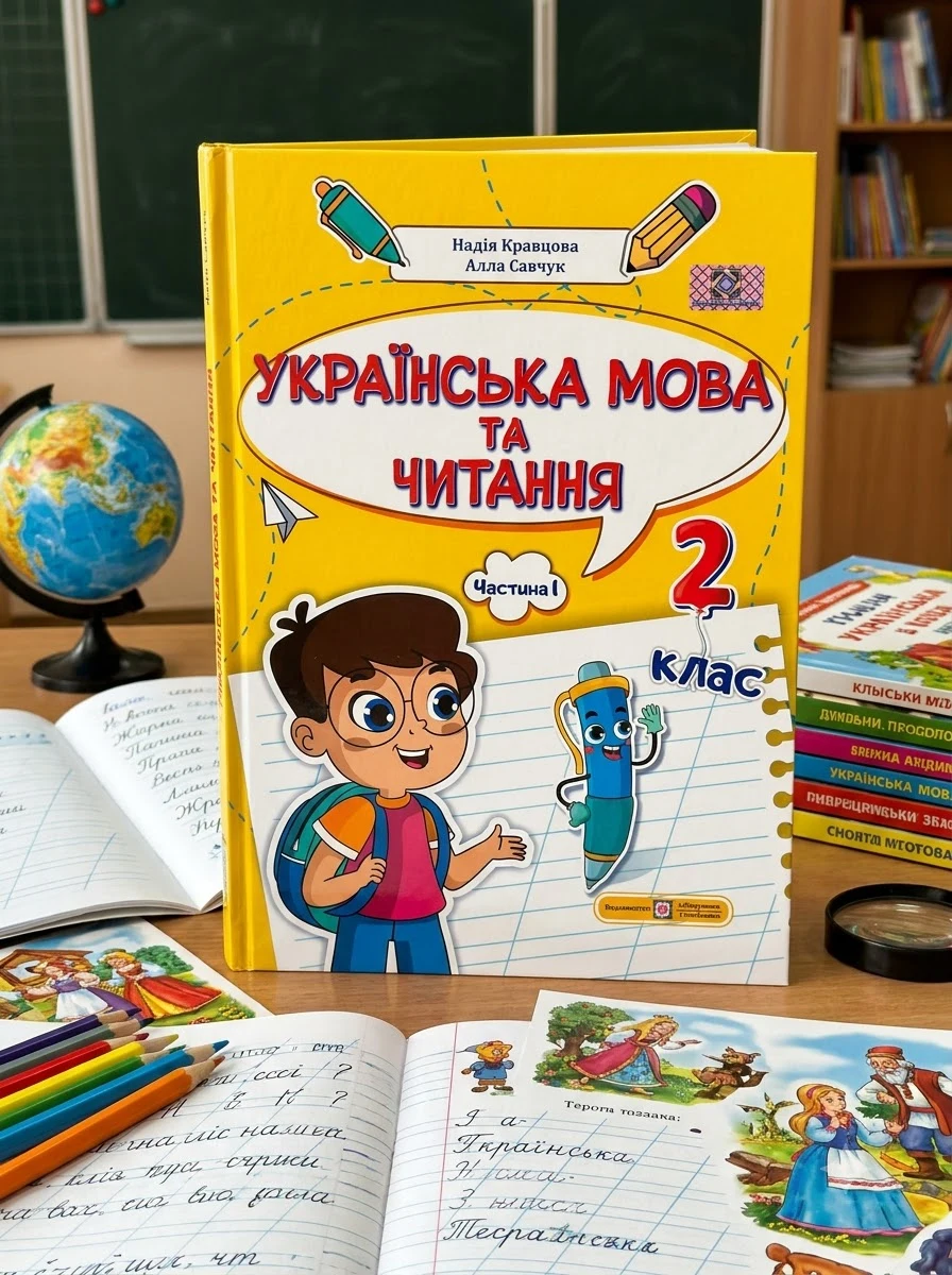 Українська мова та читання 2 клас. Навчальний посібник у 4-ьох частинах. Частина 1