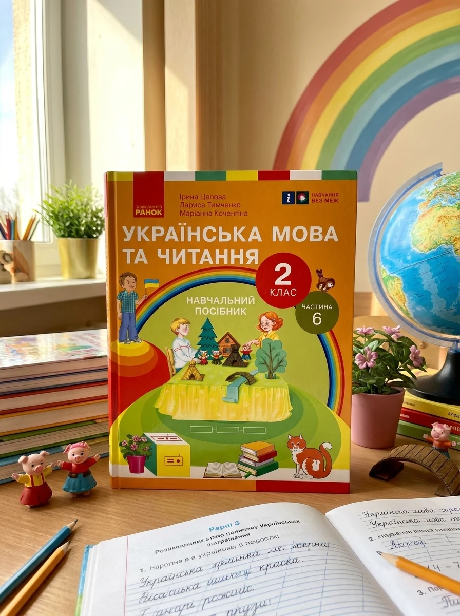 Українська мова та читання. 2 клас. Навчальний посібник у 6-ти частинах. Частина 6
