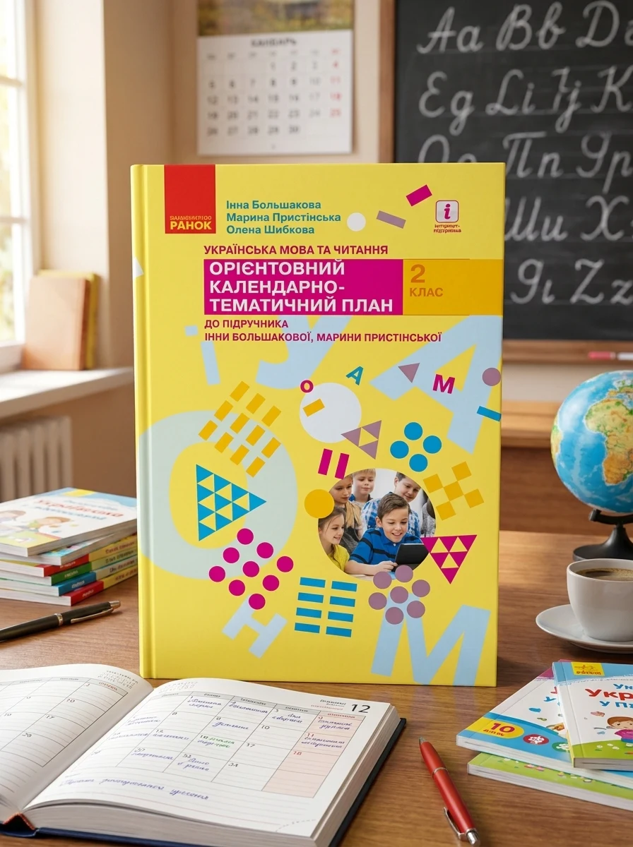 Українська мова та читання. 2 клас. Орієнтовний календарно-тематичний план до підручника Інни Большакової, Марини Пристінської — Вивчення мов