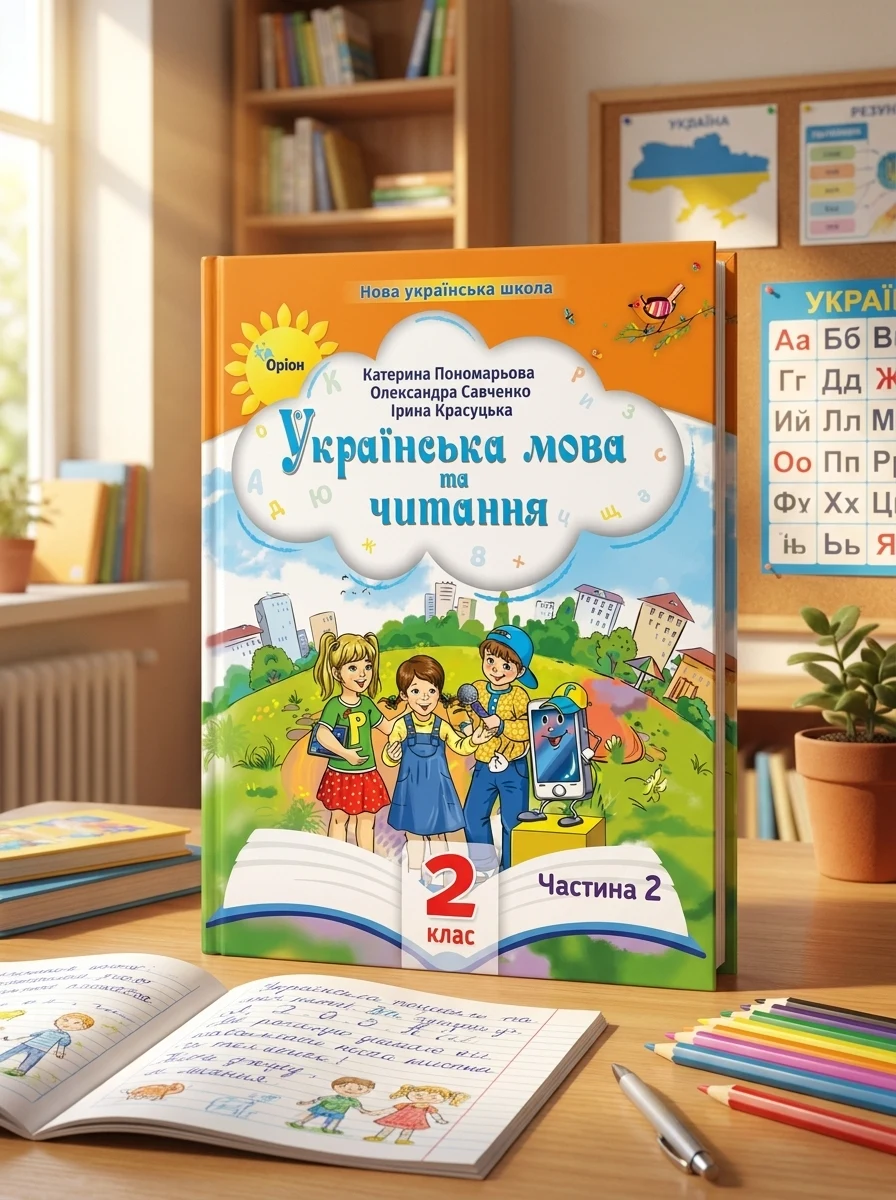 Українська мова та читання 2 клас. Посібник. Частина 2 — Вивчення мов
