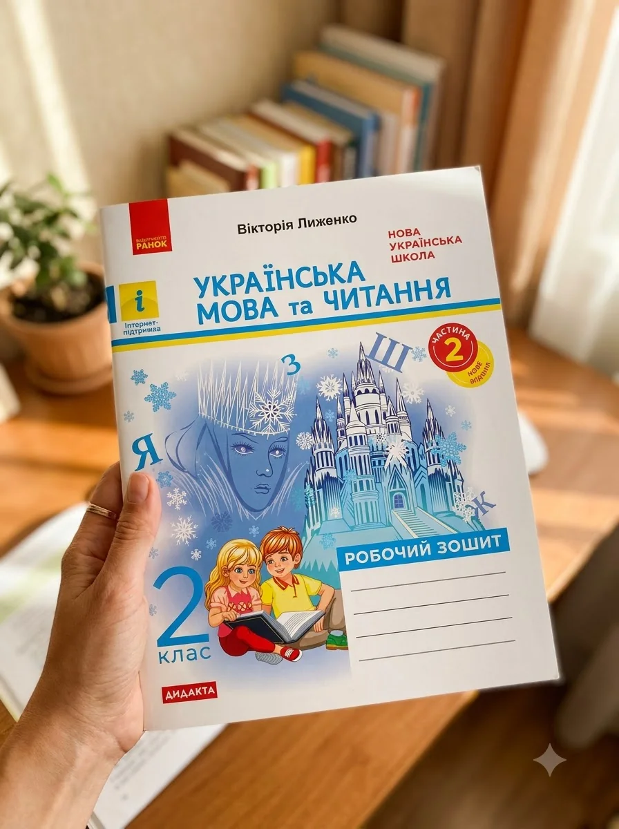 Українська мова та читання. 2 клас. Робочий зошит до підручника Вашуленка М. Частина 2 — Вивчення мов