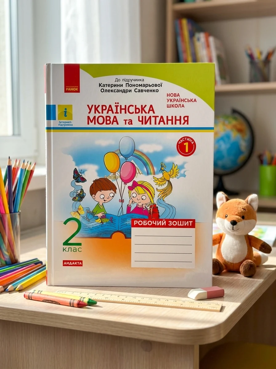 Українська мова та читання. 2 клас. Робочий зошит. У 2-х частинах — Вивчення мов