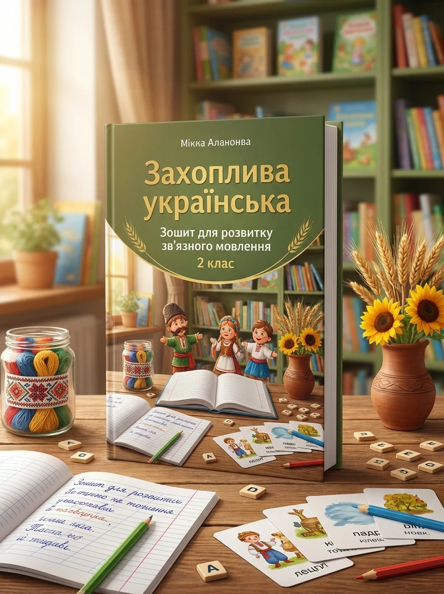 Українська мова та читання. 2 клас. Вчимося міркувати. Зошит з розвитку зв’язного мовлення — Наталя Будна, обкладинка