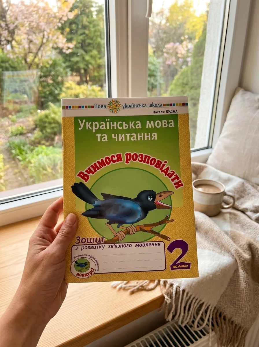Українська мова та читання. 2 клас. Вчимося розповідати. Зошит з розвитку зв’язного мовлення