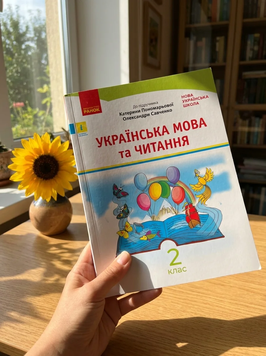 Українська мова та читання. 2 клас. Відривні картки до підручника Катерини Пономарьової, Олександри Савченко — С. В. Голосна, обкладинка