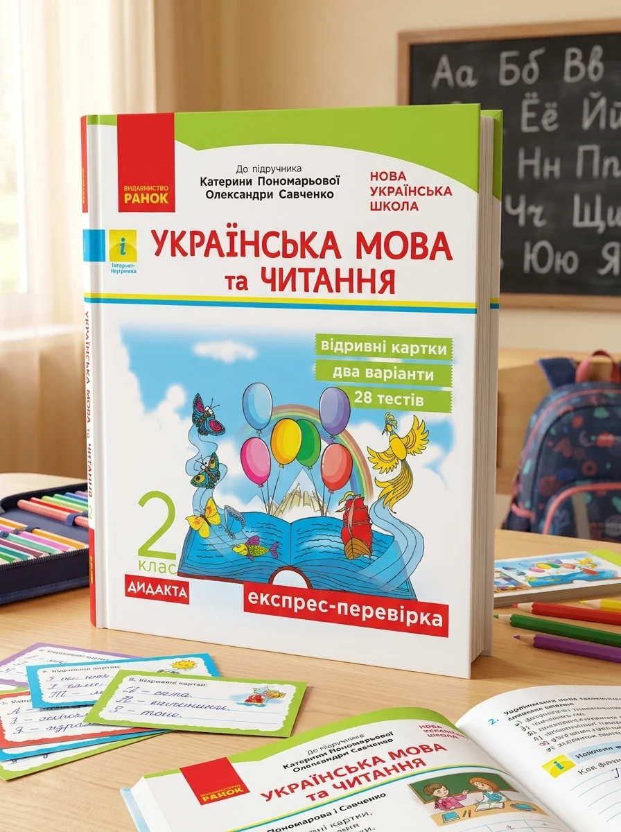 Українська мова та читання. 2 клас. Відривні картки до підручника Катерини Пономарьової, Олександри Савченко — Вивчення мов