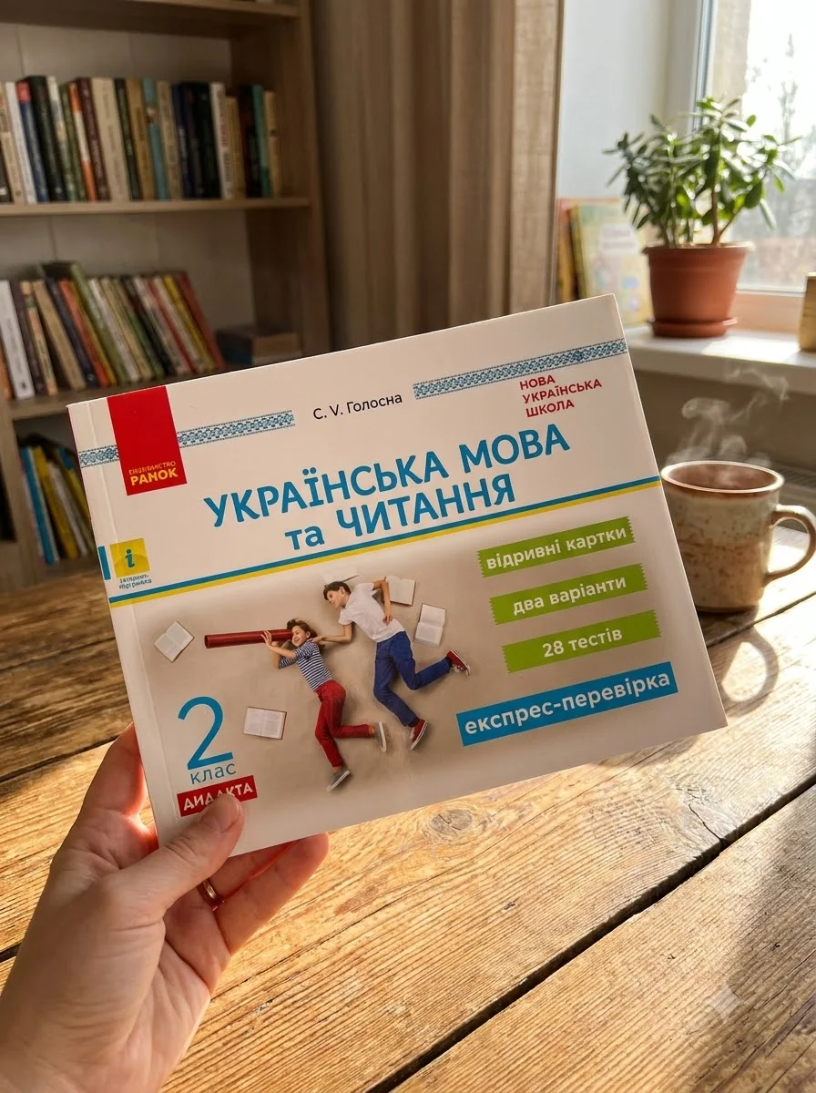 Українська мова та читання. 2 клас. Відривні картки до підручника Миколи Вашуленка, Світлани Дубовик, Оксани Вашуленко — С. В. Голосна, обкладинка