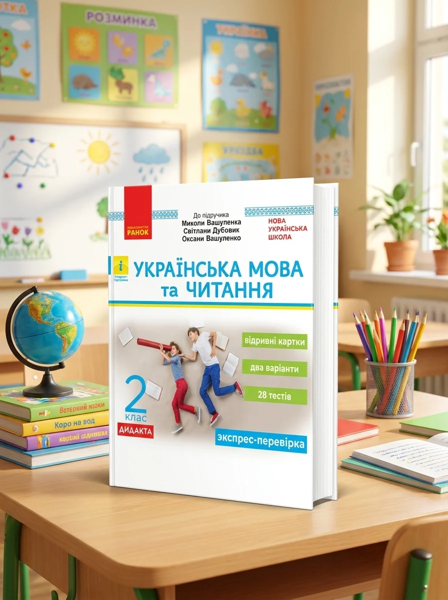 Українська мова та читання. 2 клас. Відривні картки до підручника Миколи Вашуленка, Світлани Дубовик, Оксани Вашуленко