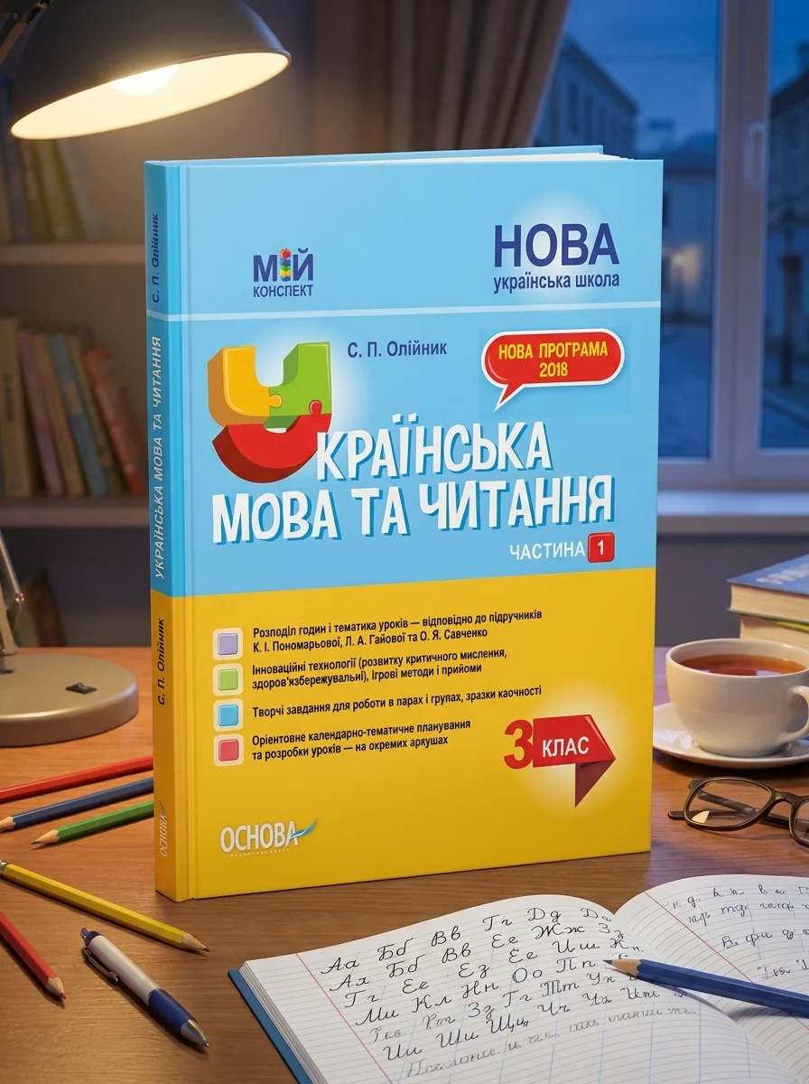 Українська мова та читання. 3 клас. Частина 1 (за підручниками К. І. Пономарьової, Л. А. Гайової – мова та О. Я. Савченко - читання) — Вивчення мов