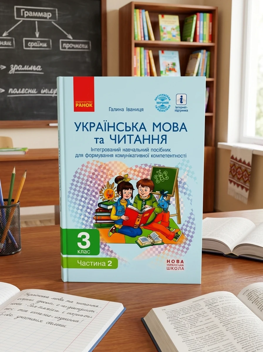 Українська мова та читання. 3 клас. Інтегрований навчальний посібник у 2-х частинах. Частина 2 — Вивчення мов