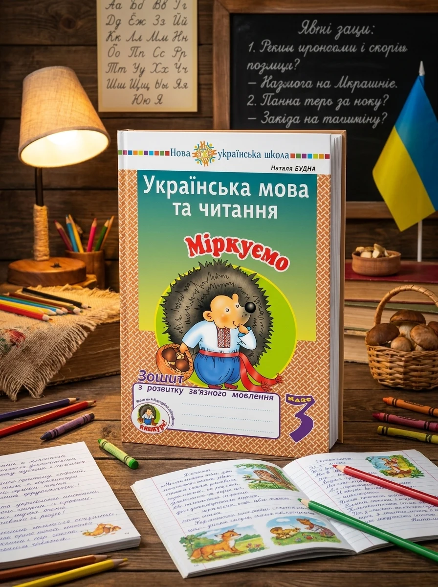 Українська мова та читання. 3 клас. Міркуємо. Зошит з розвитку зв’язного мовлення — Робочі зошити