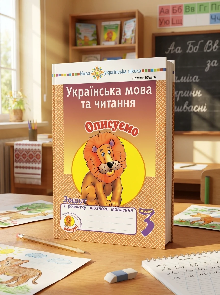 Українська мова та читання. 3 клас. Описуємо. Зошит з розвитку зв’язного мовлення — Робочі зошити