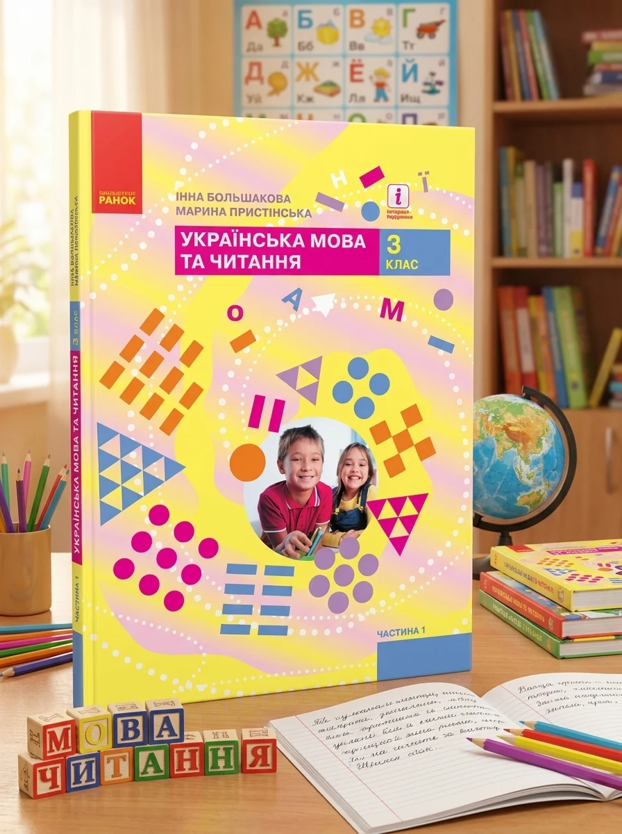 Українська мова та читання. 3 клас. Підручник. Частина 1 — Вивчення мов