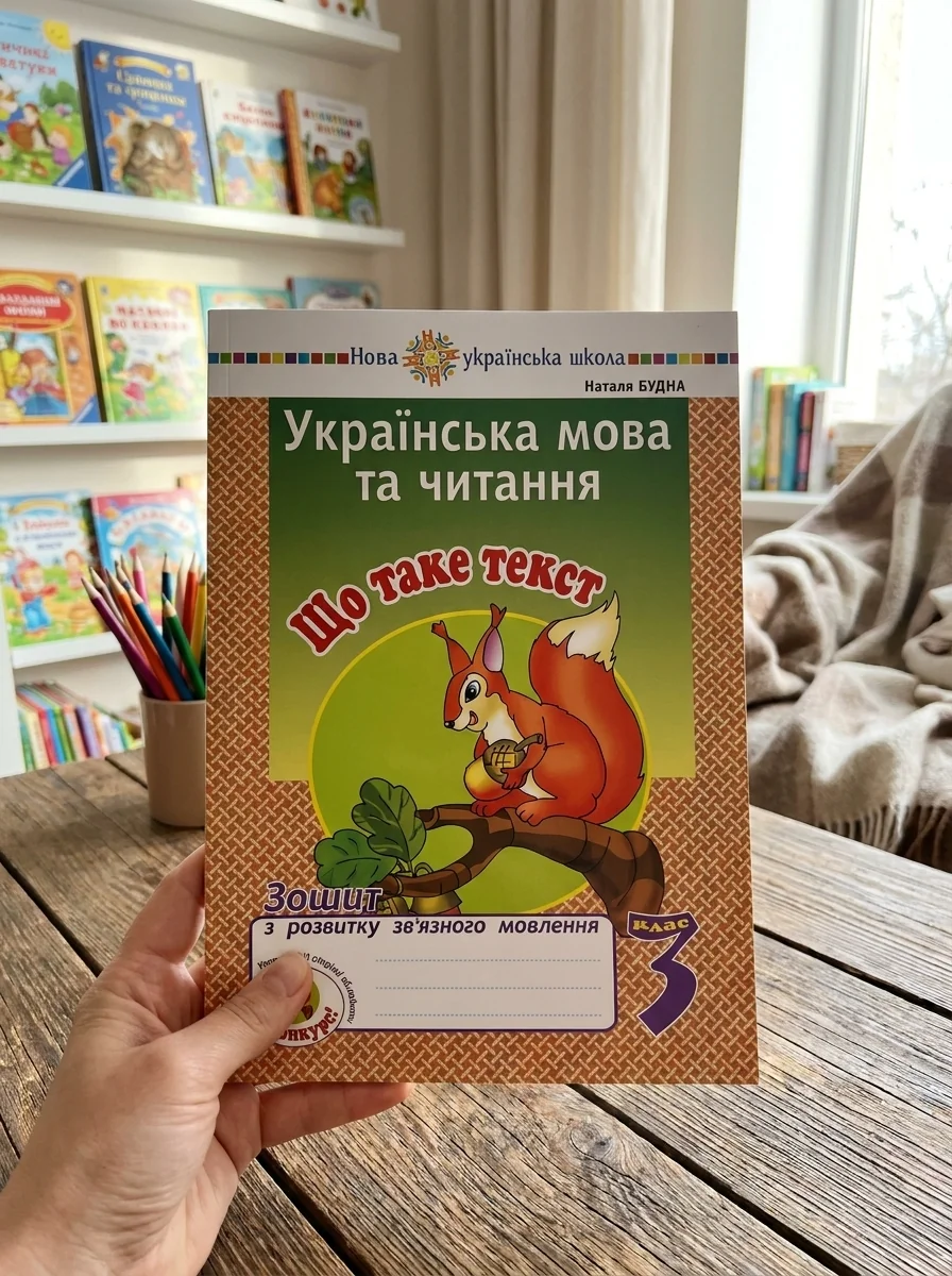 Українська мова та читання. 3 клас. Що таке текст. Зошит з розвитку зв’язного мовлення — Вивчення мов
