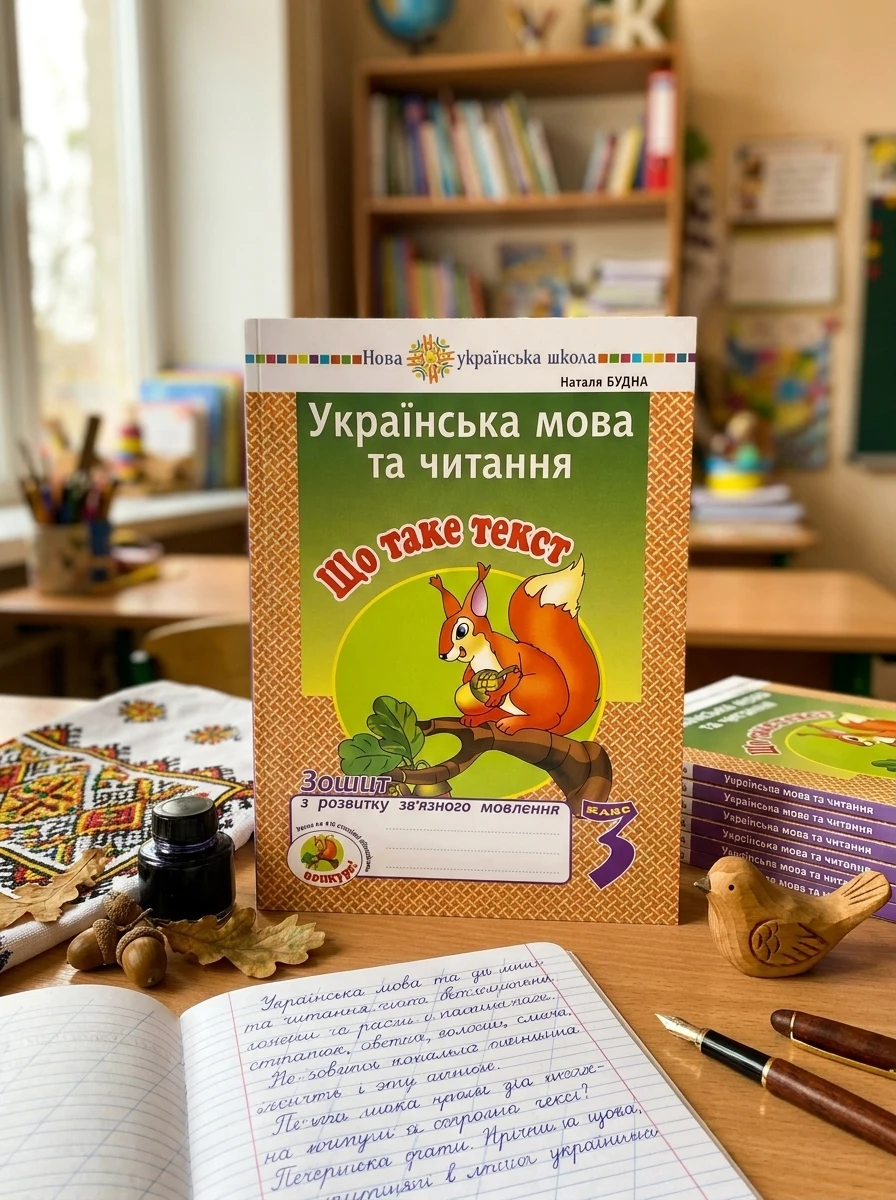 Українська мова та читання. 3 клас. Що таке текст. Зошит з розвитку зв’язного мовлення — Вивчення мов