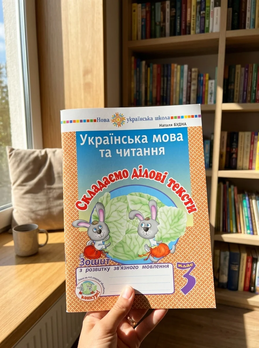 Українська мова та читання. 3 клас. Складаємо ділові тексти. Зошит з розвитку зв’язного мовлення