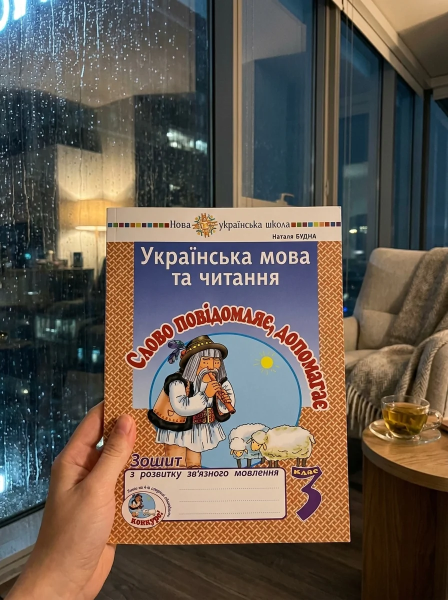 Українська мова та читання. 3 клас. Слово повідомляє, допомагає. Зошит з розвитку зв’язного мовлення