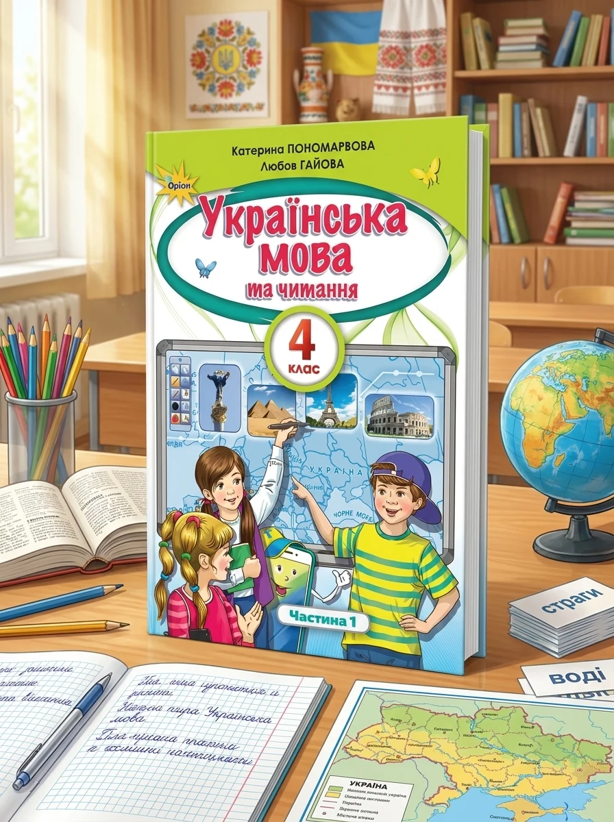 Українська мова та читання 4 клас. Частина 1 — Вивчення мов