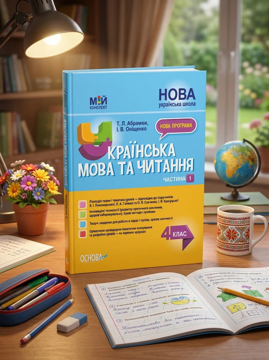 Українська мова та читання. 4 клас. Частина 1 (за підручниками К. І. Пономарьової, Л. А. Гайової та О. Я. Савченко, І. Я. Красуцької) — Вивчення мов
