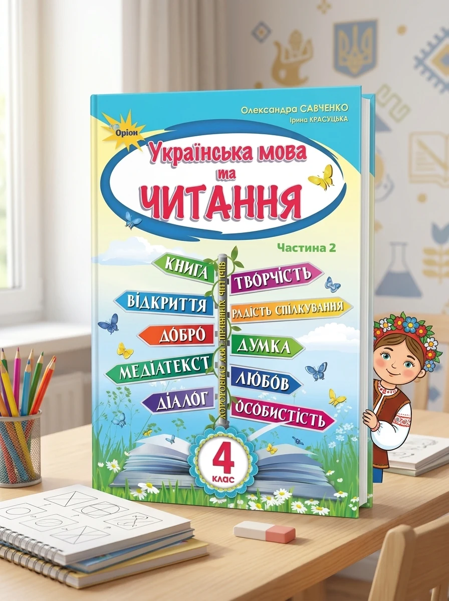 Українська мова та читання 4 клас. Частина 2 — Вивчення мов