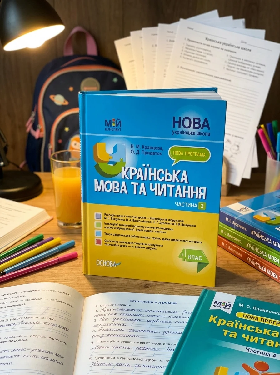Українська мова та читання. 4 клас. Частина 2 (за підручниками М. С. Вашуленка, С. Г. Дубовик та О. В. Вашуленко) — Вивчення мов