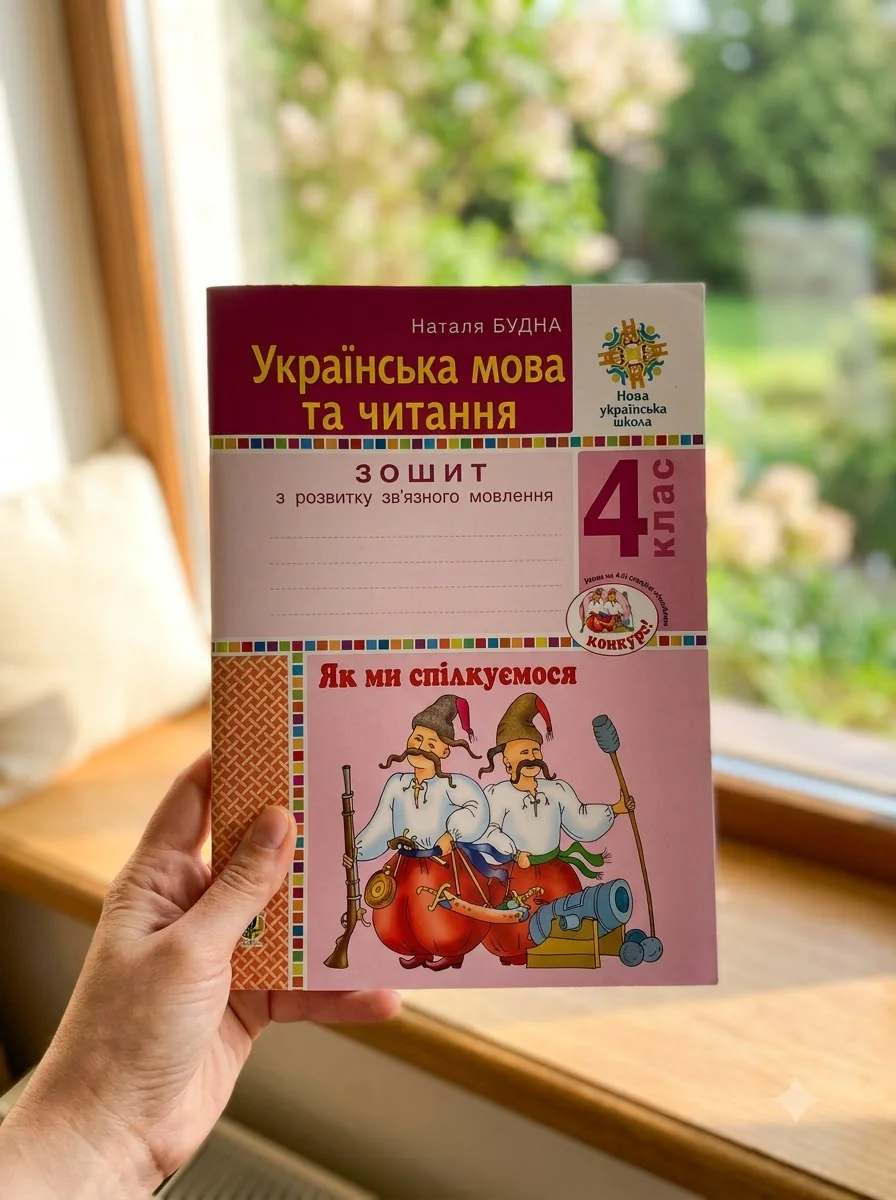 Українська мова та читання. 4 клас. Як ми спілкуємося. Зошит з розвитку зв’язного мовлення — Вивчення мов