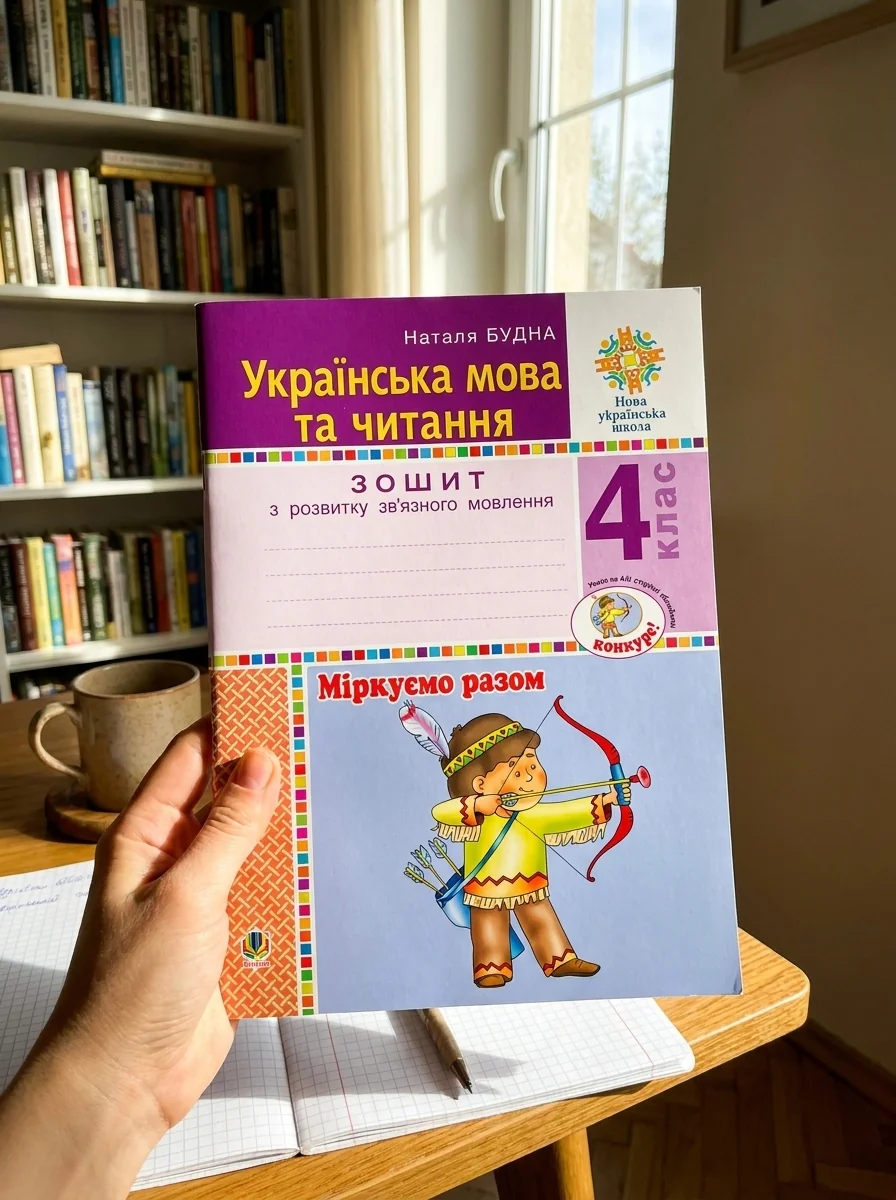 Українська мова та читання. 4 клас. Міркуємо разом. Зошит з розвитку зв’язного мовлення — Вивчення мов