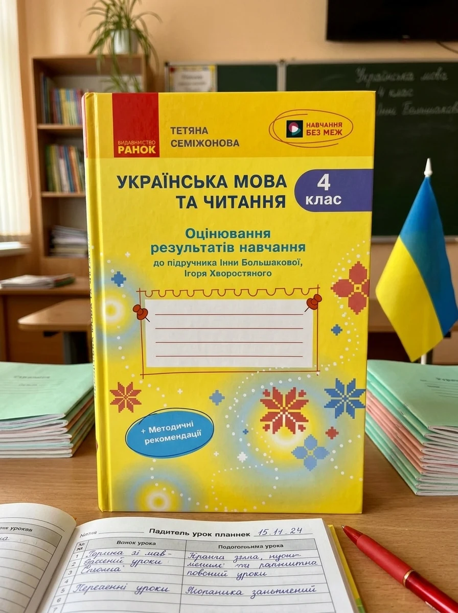 Українська мова та читання. 4 клас. Оцінювання результатів навчання до підручника Інни Большакової, Ігоря Хворостяного — Вивчення мов