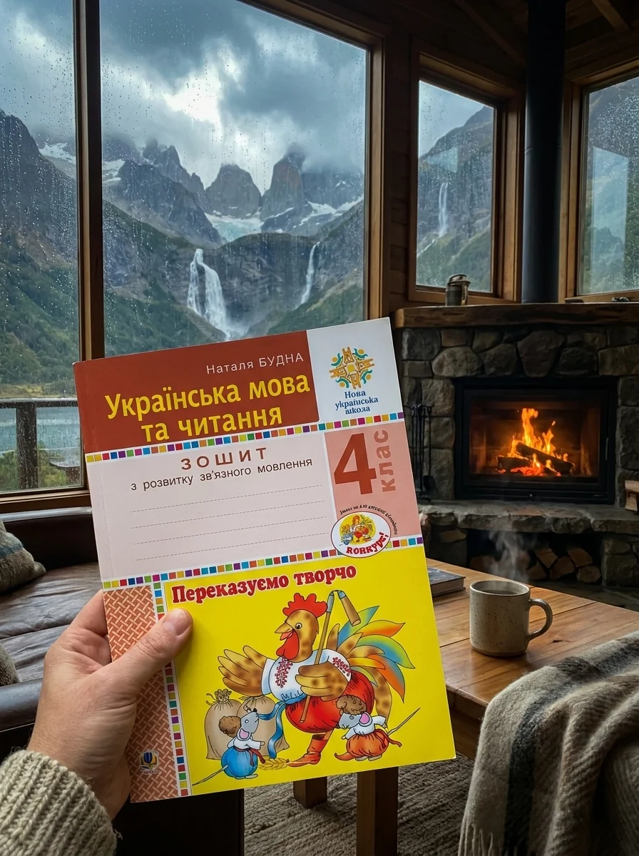 Українська мова та читання. 4 клас. Переказуємо творчо. Зошит з розвитку зв’язного мовлення — Вивчення мов