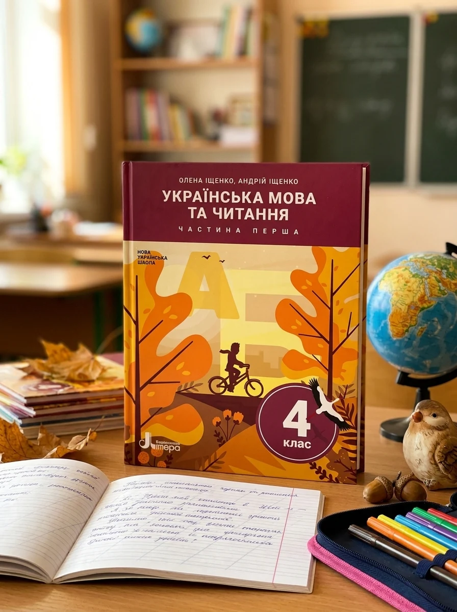 Українська мова та читання. 4 клас. Підручник. Частина 1 — Вивчення мов