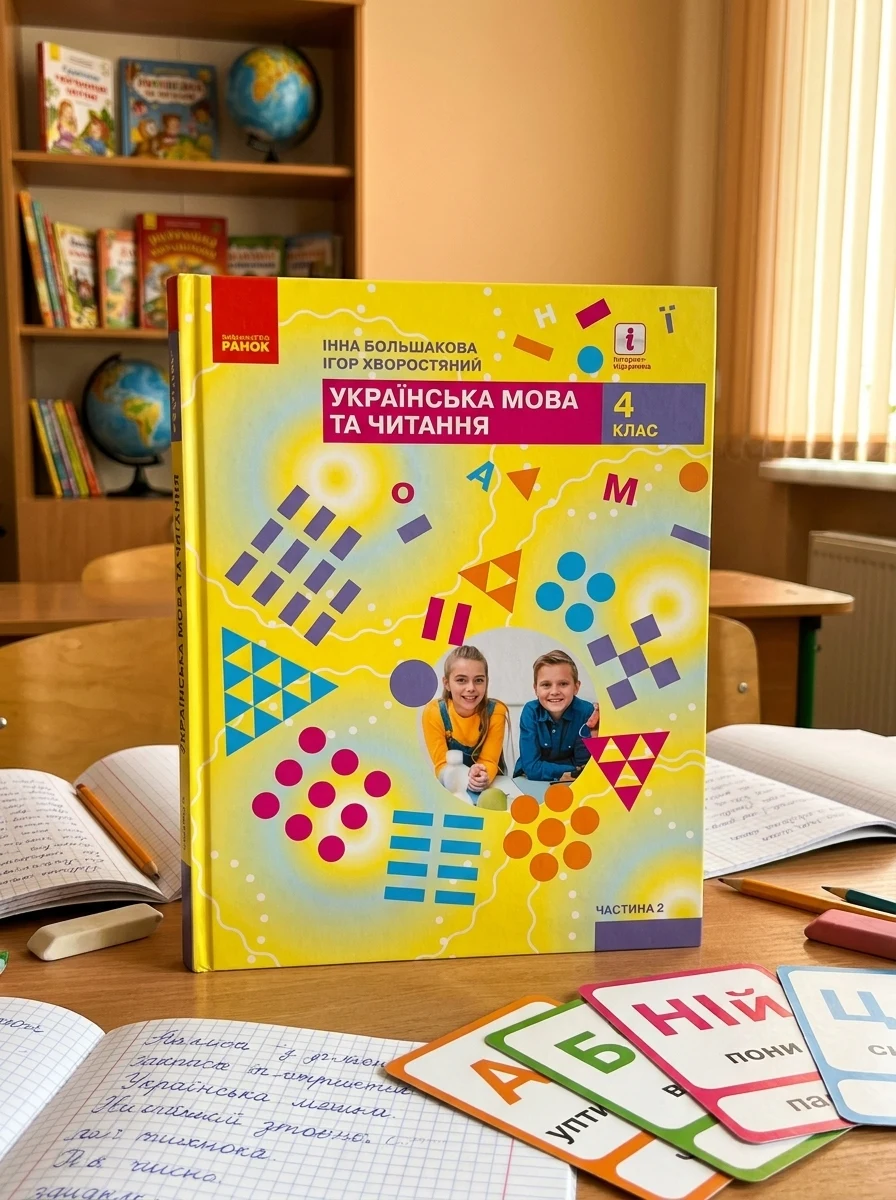 Українська мова та читання. 4 клас. Підручник у 2-х частинах. Частина 2 — Вивчення мов