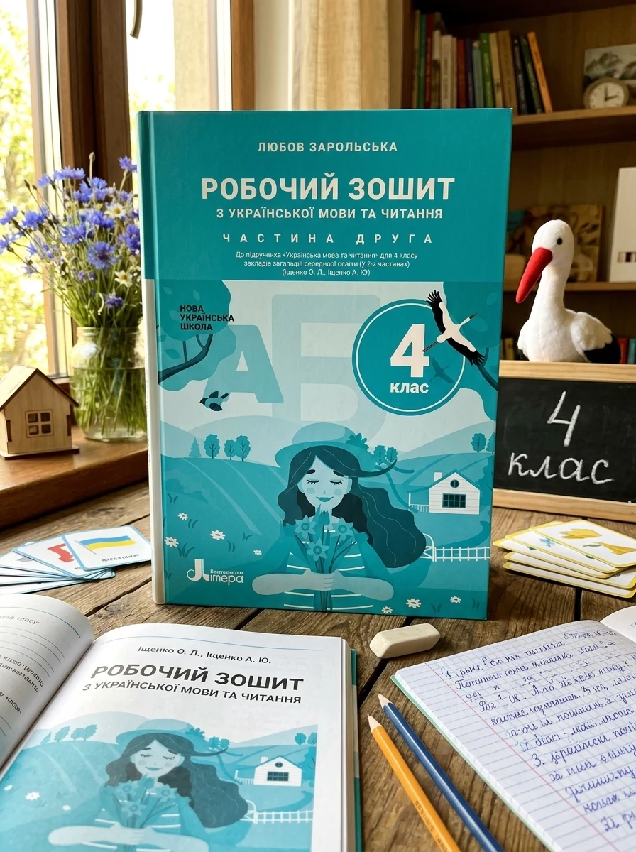 Українська мова та читання. 4 клас. Робочий зошит до підручника Іщенко О. Л., Іщенко А. Ю. Частина 2 — Вивчення мов