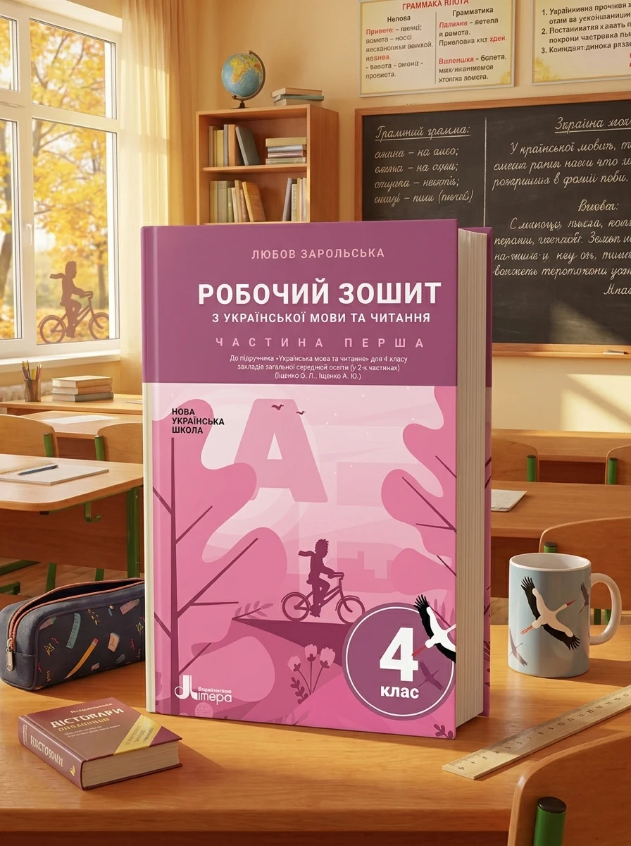 Українська мова та читання. 4 клас. Робочий зошит до підручника Іщенко О. Л., Іщенко А. Ю. Частина 1