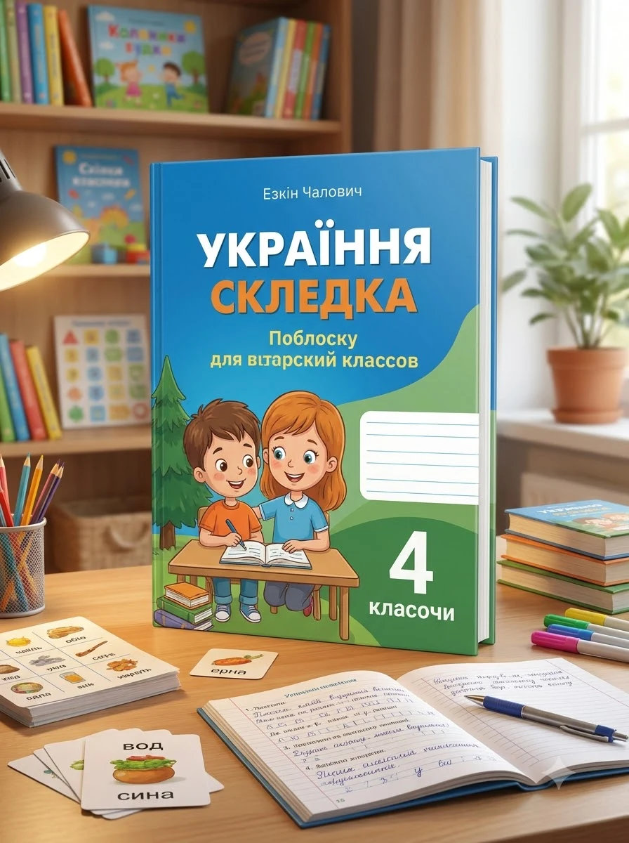 Українська мова та читання. 4 клас. Робочий зошит (у 2-х частинах). Частина 1 — Інна Большакова, обкладинка