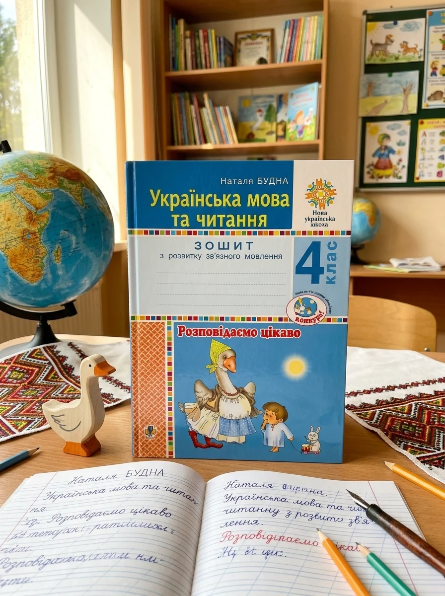 Українська мова та читання. 4 клас. Розповідаємо цікаво. Зошит з розвитку зв’язного мовлення — фото 2
