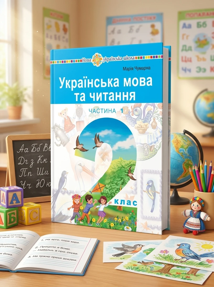 Українська мова та читання. Навчальний посібник для 2 класу. Частина 1 — фото 2