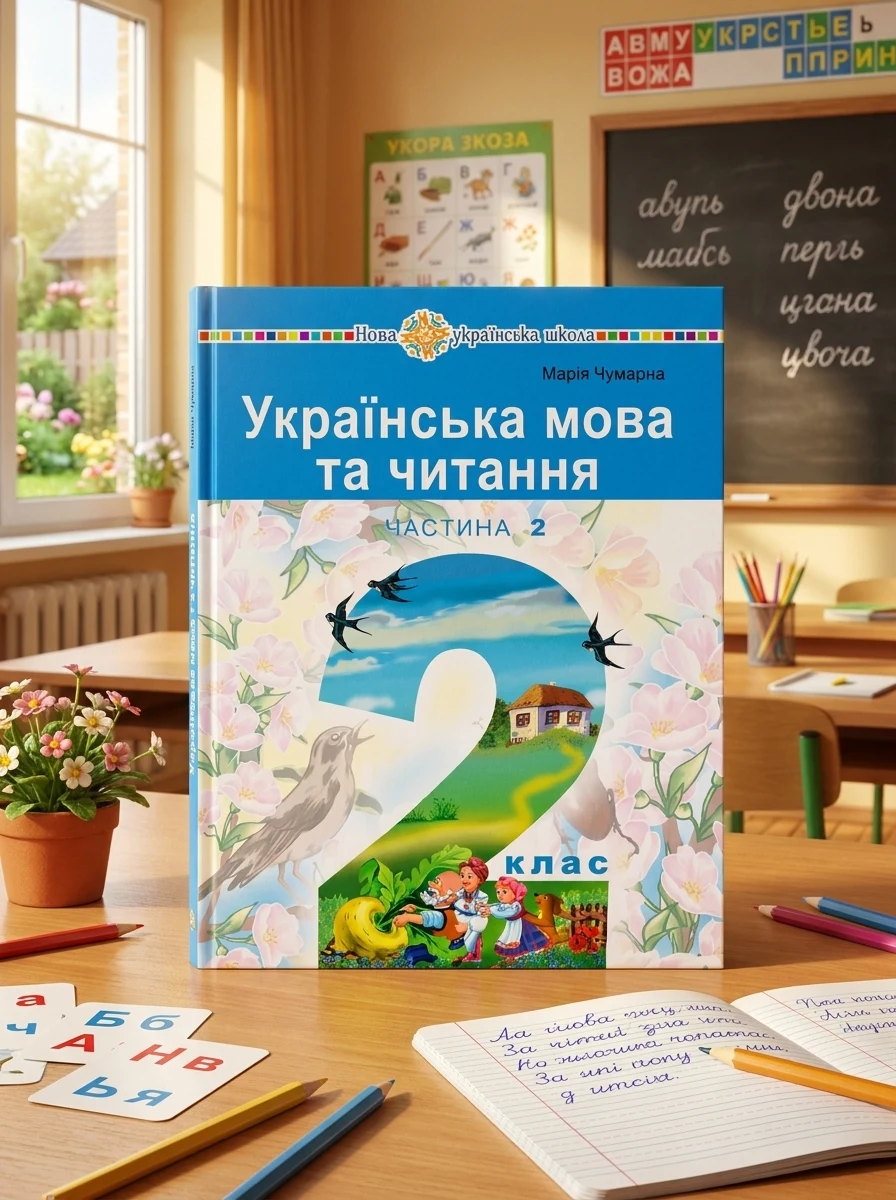 Українська мова та читання. Навчальний посібник для 2 класу закладів загальної середньої освіти. Частина 2