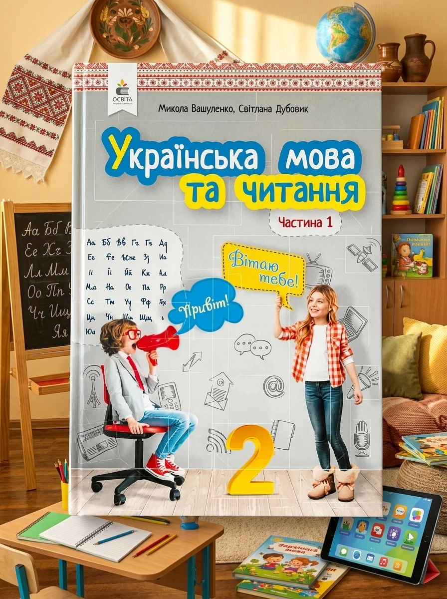 Українська мова та читання. Підручник. 2 клас Частина 1 — Навчальна література