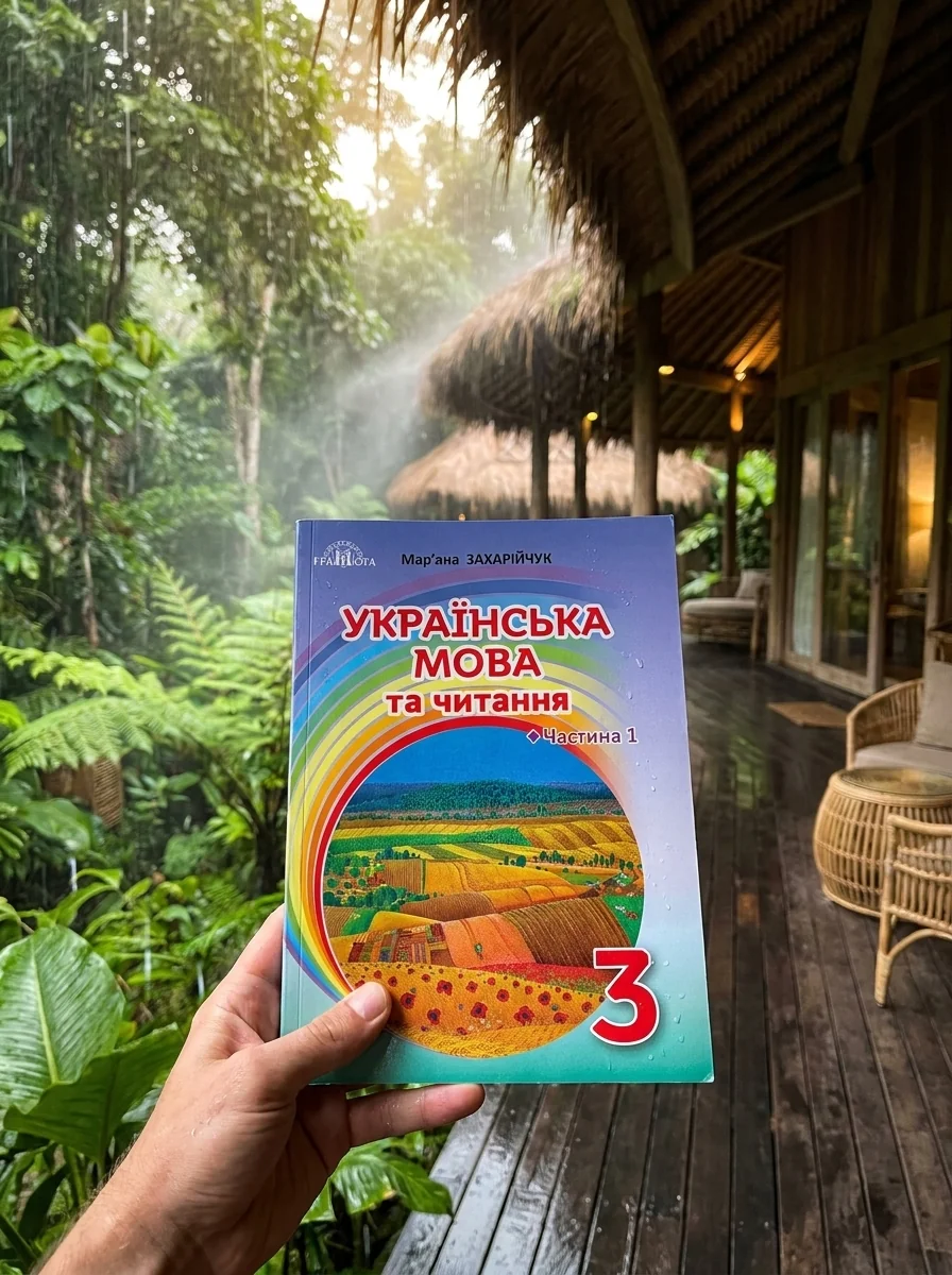Українська мова та читання. Підручник 3 клас. Частина 1 — Захарійчук М., обкладинка