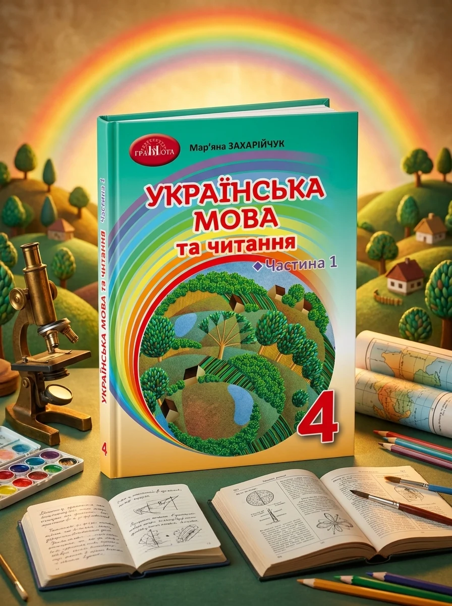 Українська мова та читання. Підручник для 4 класу. Частина 1 — Захарійчук М., фото 2