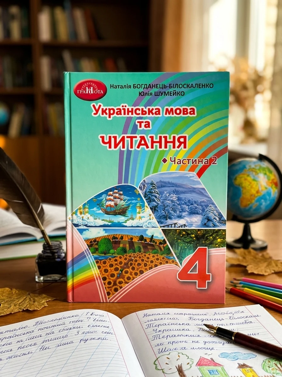 Українська мова та читання. Підручник для 4 класу. Частина 2 — Навчальна література
