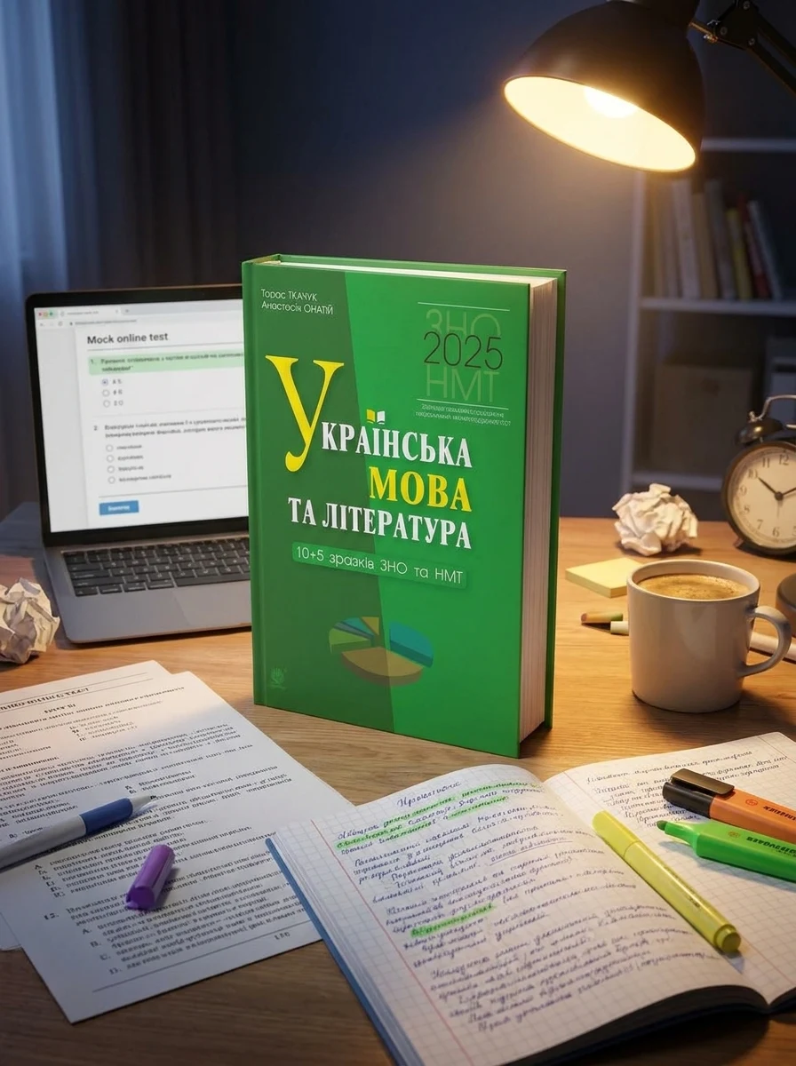 Українська мова та література. 10+5 зразків ЗНО і НМТ 2025