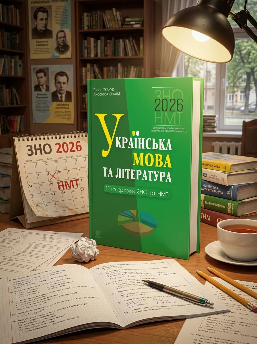 Українська мова та література. 10+5 зразків ЗНО і НМТ 2026